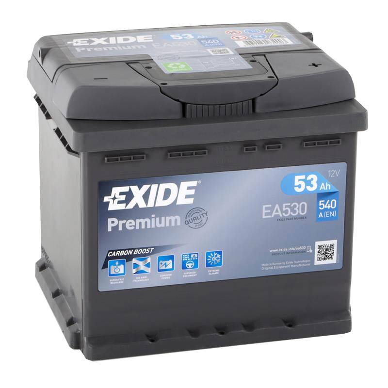 Autobatéria Exide Premium EA530 12V 53Ah 530A | www.baterky.sk - Obchod ...