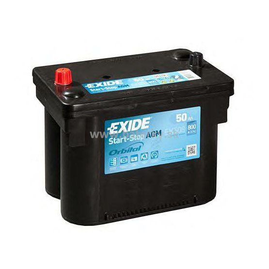 Autobatéria EXIDE EK508 12V 50Ah 800A