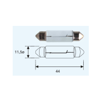 Žiarovka C10W 12V Long