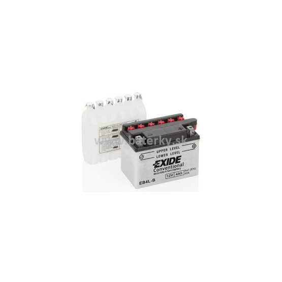 Motobatéria Exide Bike - PLUS YB4L-B 12V 4Ah