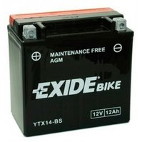 Motobatéria Exide Bike AGM ETX14-BS 12V 12Ah